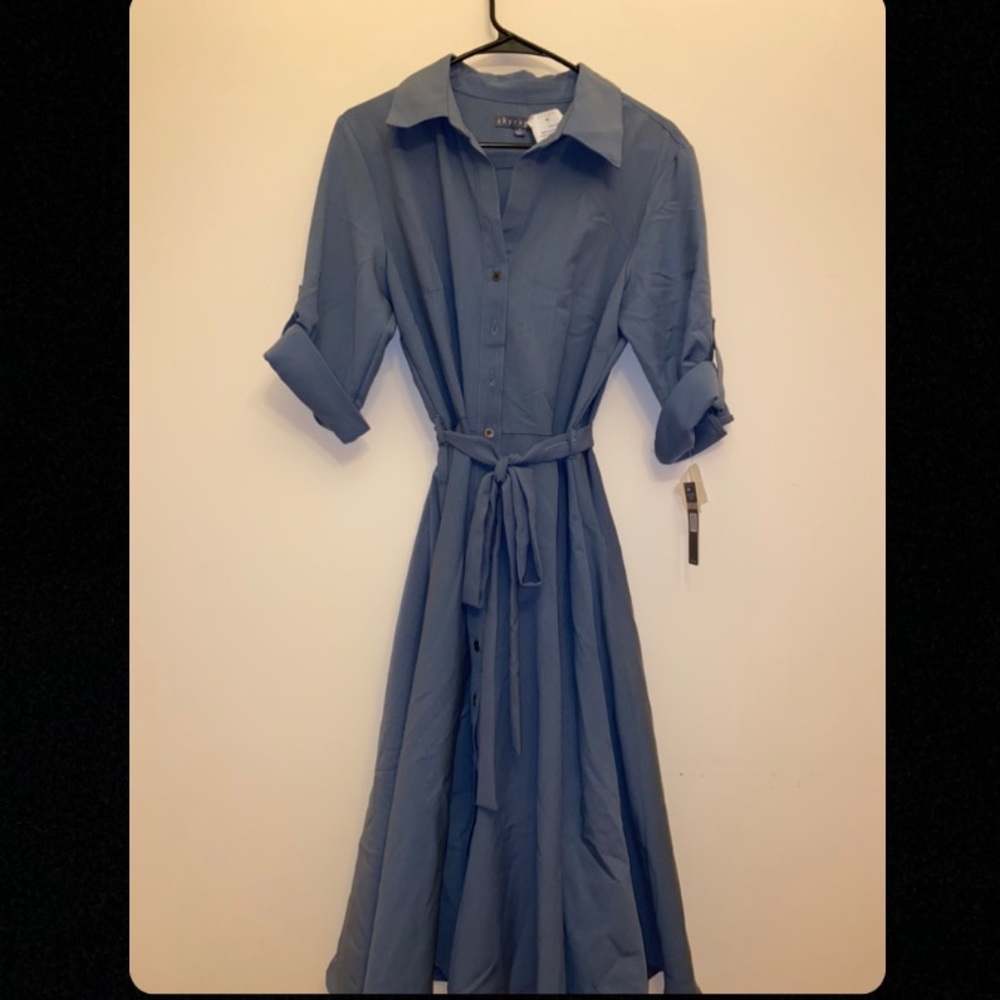 Blue Ralf Lauren dress never worn great quality and great condition